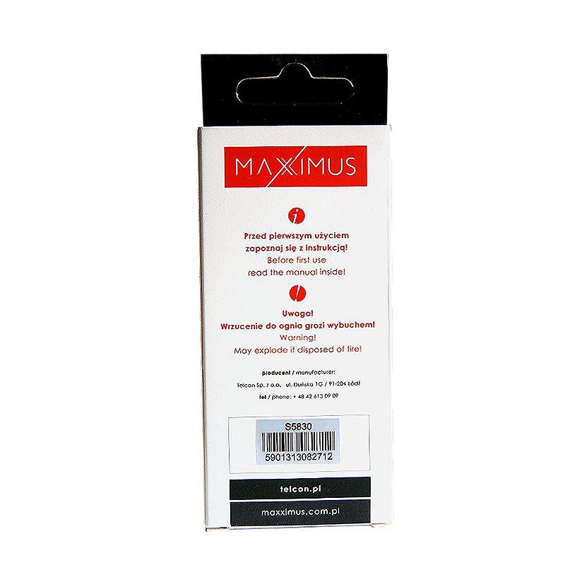 BAT. MAXXIMUS SAM S5830 1600mAh - Billede 5